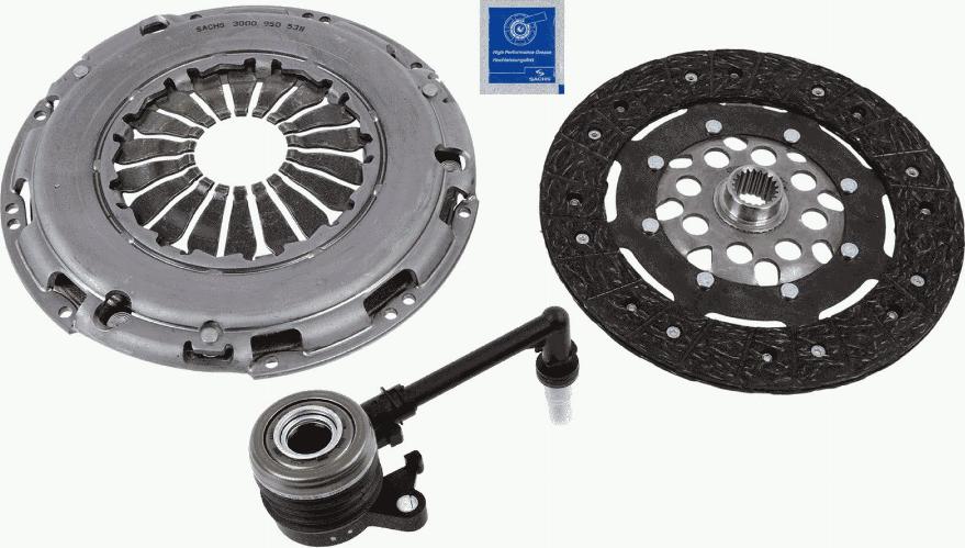 SACHS 3000 990 490 - Kit d'embrayage cwaw.fr