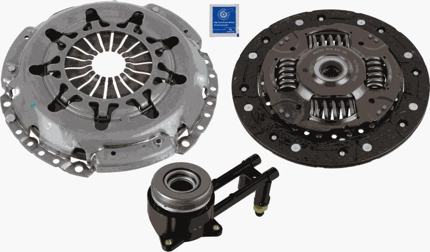 SACHS 3000 990 493 - Kit d'embrayage cwaw.fr