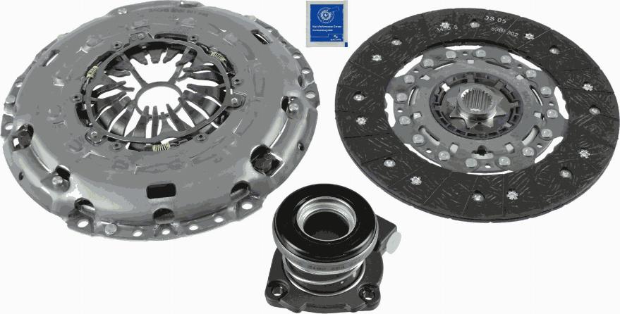 SACHS 3000990402 - Kit d'embrayage cwaw.fr