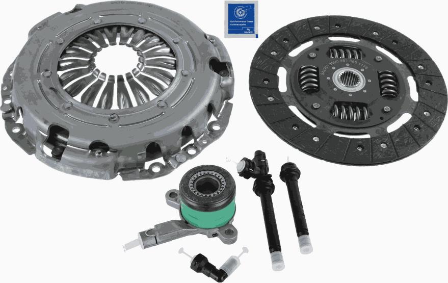 SACHS 3000 990 410 - Kit d'embrayage cwaw.fr