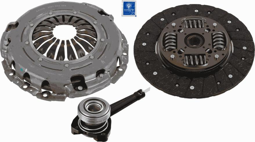 SACHS 3000 990 483 - Kit d'embrayage cwaw.fr