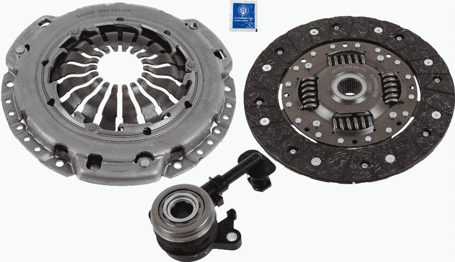 SACHS 3000 990 590 - Kit d'embrayage cwaw.fr