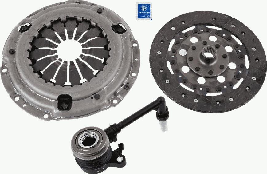 SACHS 3000 990 553 - Kit d'embrayage cwaw.fr