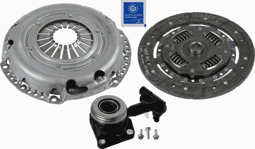 SACHS 3000 990 516 - Kit d'embrayage cwaw.fr