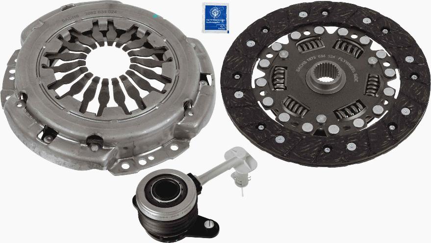 SACHS 3000 990 587 - Kit d'embrayage cwaw.fr