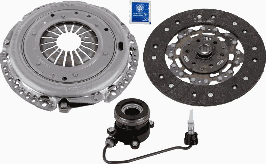 SACHS 3000 990 533 - Kit d'embrayage cwaw.fr