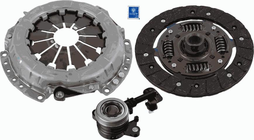 SACHS 3000 990 523 - Kit d'embrayage cwaw.fr