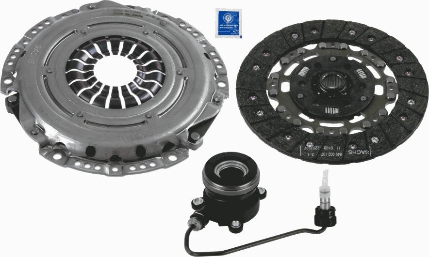 SACHS 3000 990 527 - Kit d'embrayage cwaw.fr