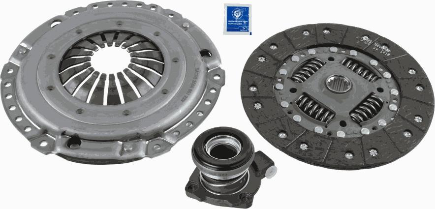 SACHS 3000 990 059 - Kit d'embrayage cwaw.fr