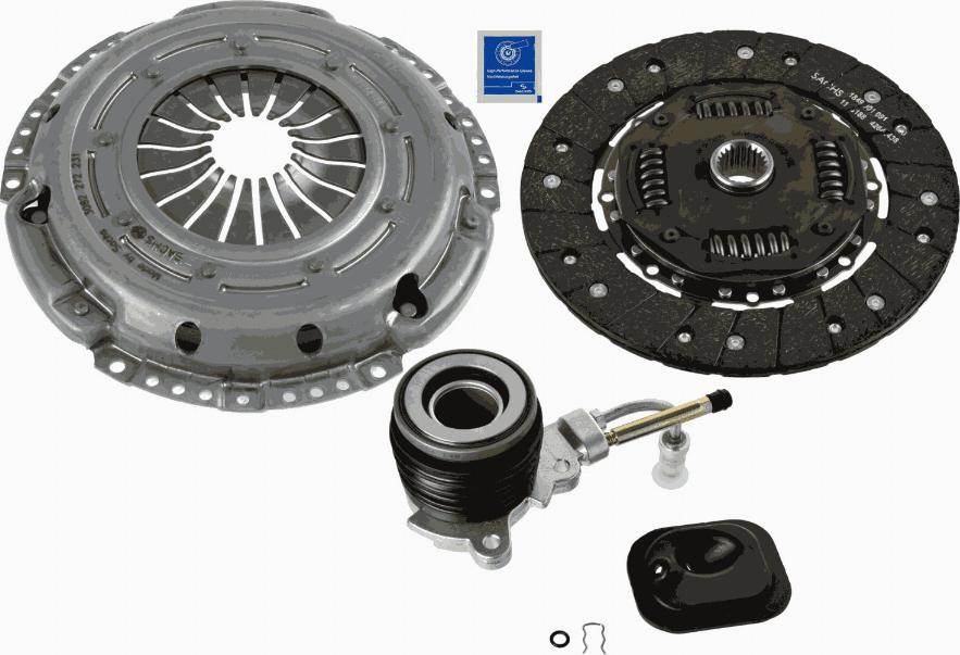 SACHS 3000 990 055 - Kit d'embrayage cwaw.fr