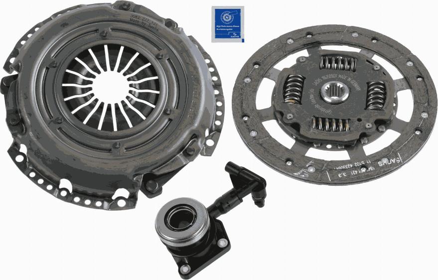 SACHS 3000 990 002 - Kit d'embrayage cwaw.fr