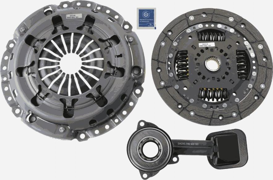 SACHS 3000 990 025 - Kit d'embrayage cwaw.fr