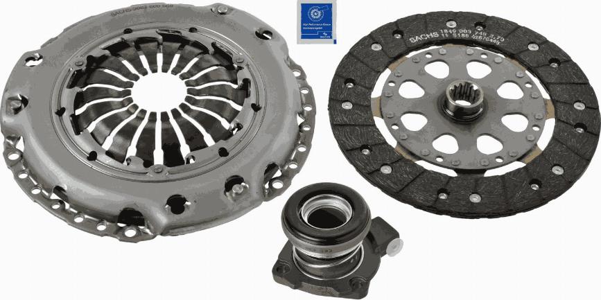 SACHS 3000 990 134 - Kit d'embrayage cwaw.fr