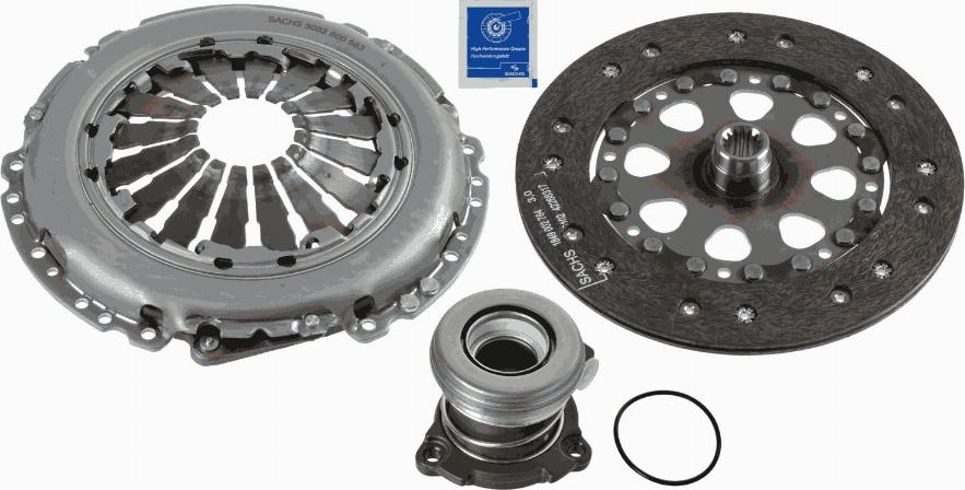 SACHS 3000 990 132 - Kit d'embrayage cwaw.fr