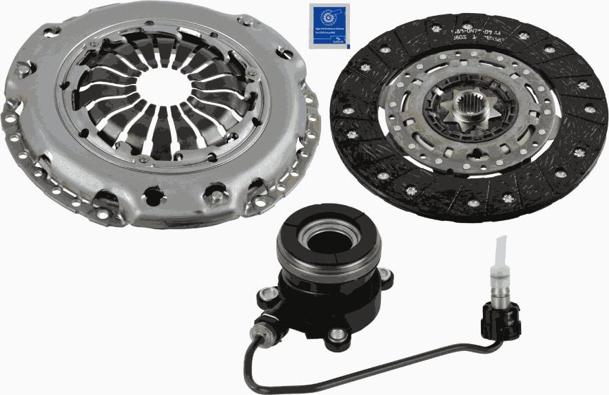 SACHS 3000 990 348 - Kit d'embrayage cwaw.fr