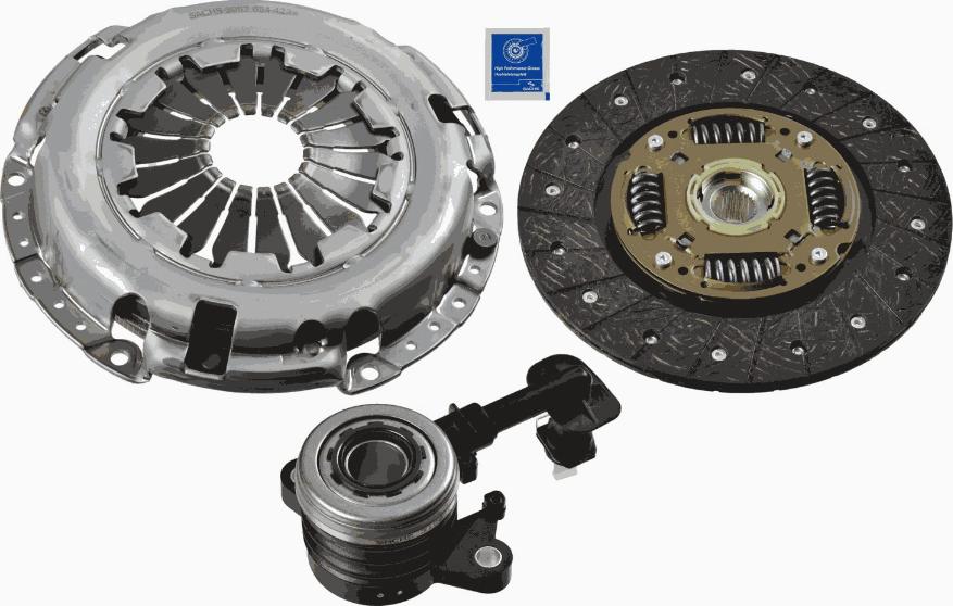 SACHS 3000 990 355 - Kit d'embrayage cwaw.fr