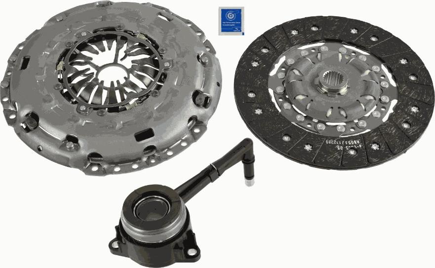 SACHS 3000 990 318 - Kit d'embrayage cwaw.fr