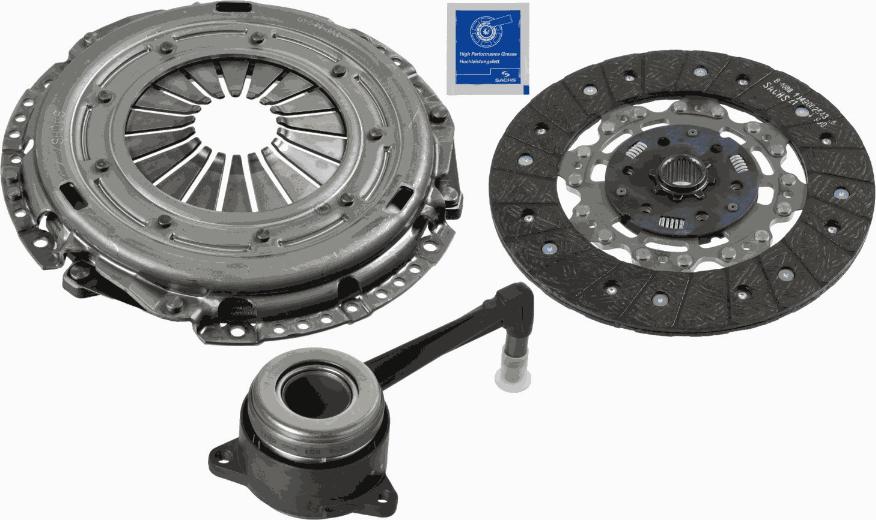 SACHS 3000 990 332 - Kit d'embrayage cwaw.fr