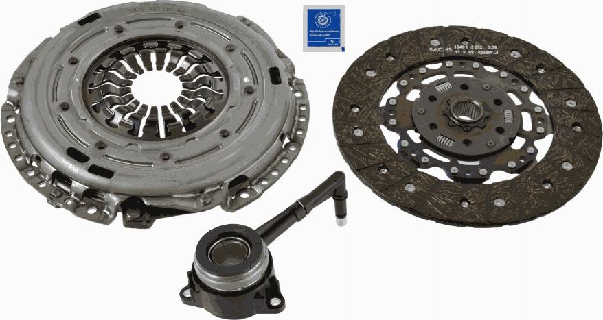 SACHS 3000 990 328 - Kit d'embrayage cwaw.fr