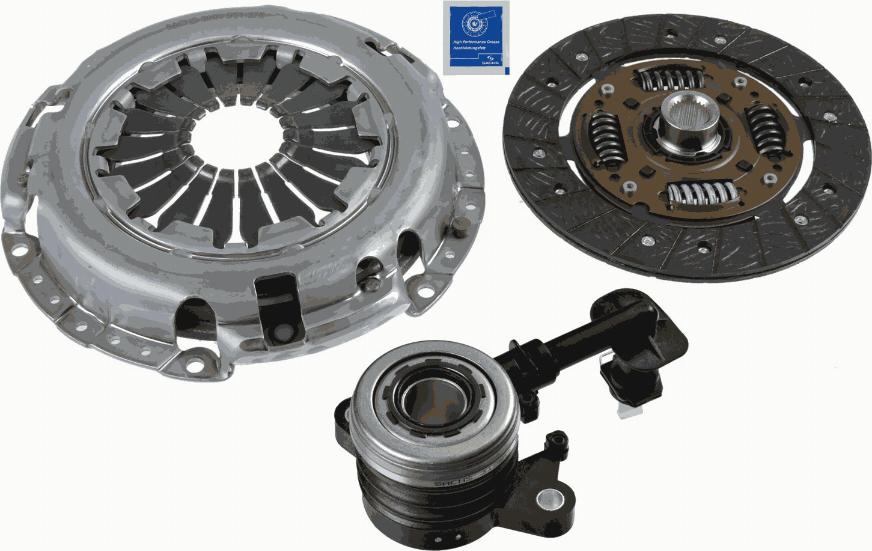 SACHS 3000 990 323 - Kit d'embrayage cwaw.fr