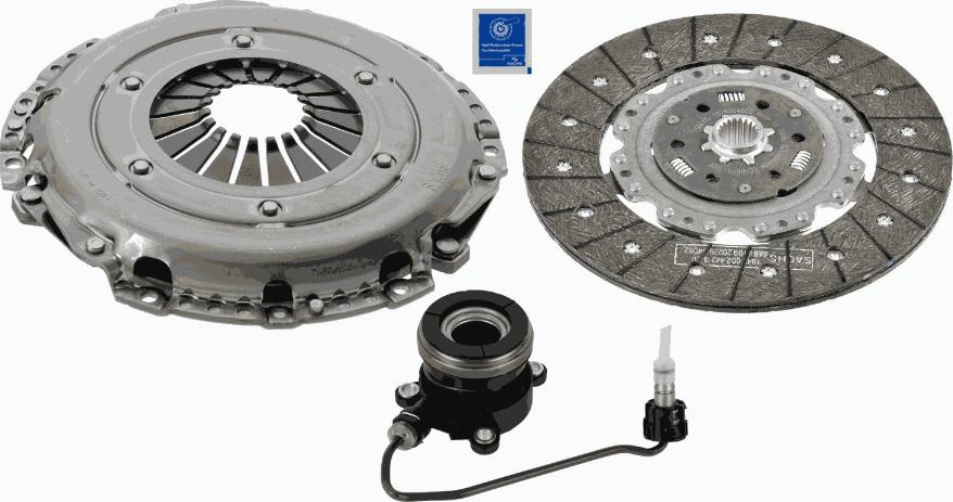 SACHS 3000 990 264 - Kit d'embrayage cwaw.fr