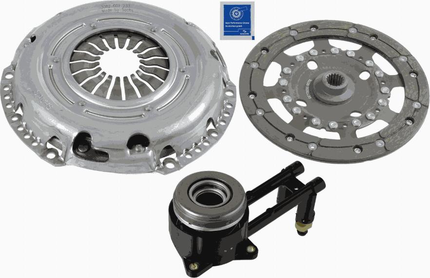 SACHS 3000 990 208 - Kit d'embrayage cwaw.fr