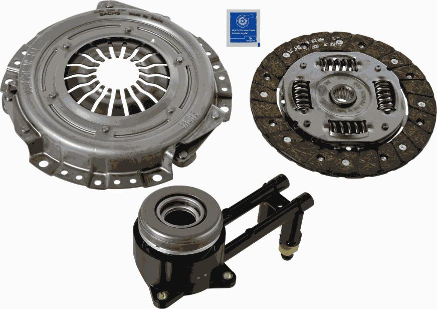 SACHS 3000 990 214 - Kit d'embrayage cwaw.fr