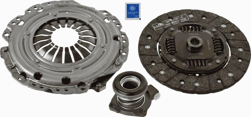 SACHS 3000 990 211 - Kit d'embrayage cwaw.fr