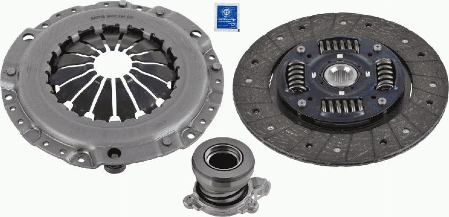 SACHS 3000 990 289 - Kit d'embrayage cwaw.fr