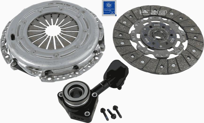 SACHS 3000 990 221 - Kit d'embrayage cwaw.fr