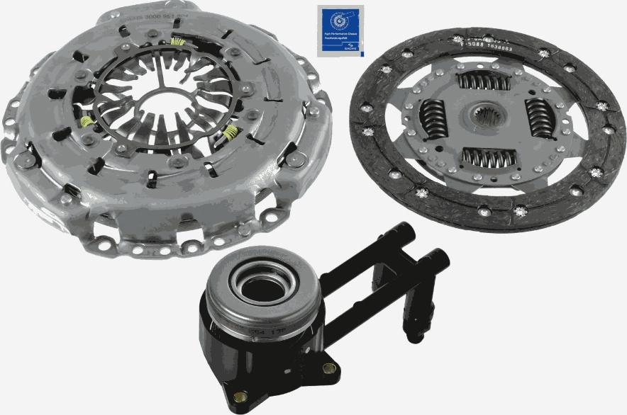 SACHS 3000 990 223 - Kit d'embrayage cwaw.fr