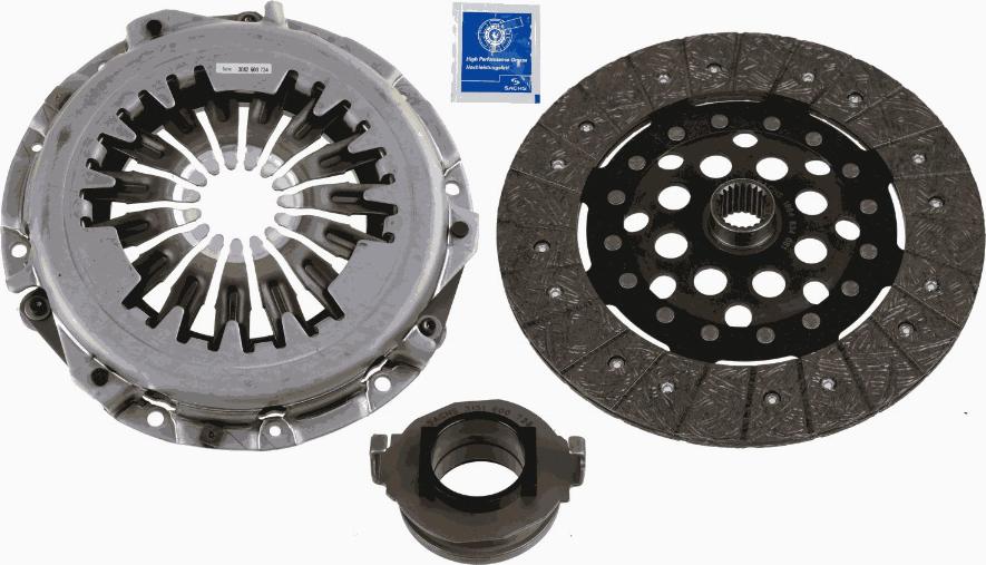 SACHS 3000 954 043 - Kit d'embrayage cwaw.fr