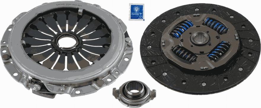 SACHS 3000 954 065 - Kit d'embrayage cwaw.fr