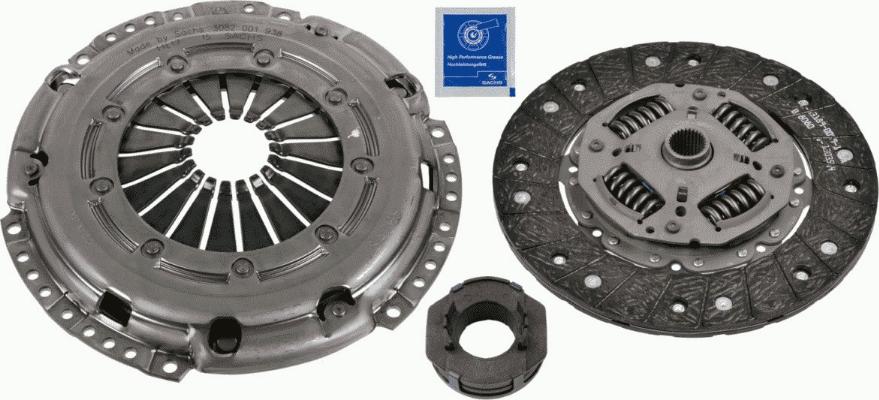 SACHS 3000 950 956 - Kit d'embrayage cwaw.fr