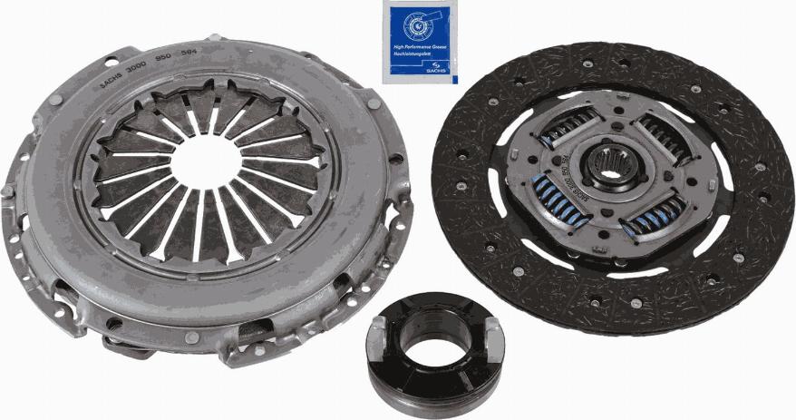 SACHS 3000 950 564 - Kit d'embrayage cwaw.fr