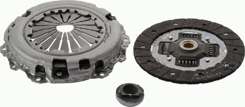 SACHS 3000 950 645 - Kit d'embrayage cwaw.fr