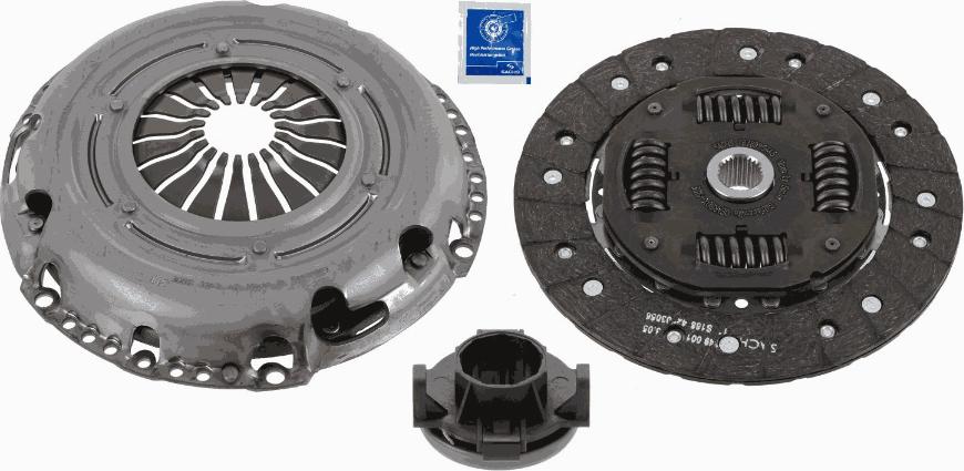 SACHS 3000 950 601 - Kit d'embrayage cwaw.fr