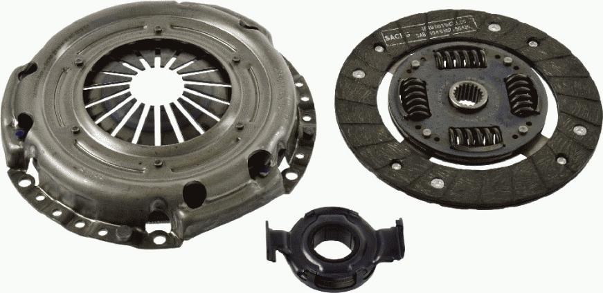 SACHS 3000 950 012 - Kit d'embrayage cwaw.fr