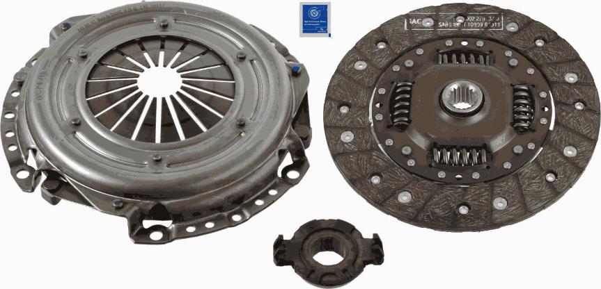 SACHS 3 000 950 020 - Kit d'embrayage cwaw.fr