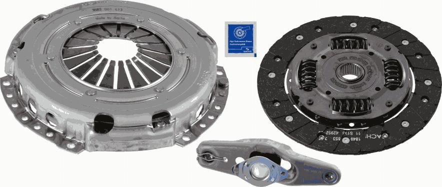 SACHS 3000 950 100 - Kit d'embrayage cwaw.fr