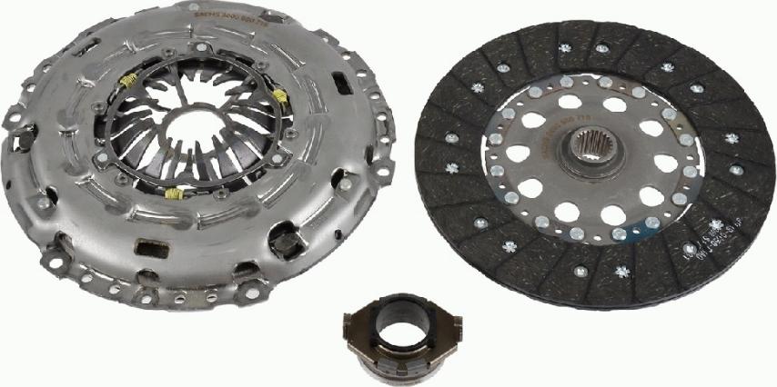 SACHS 3000 950 718 - Kit d'embrayage cwaw.fr