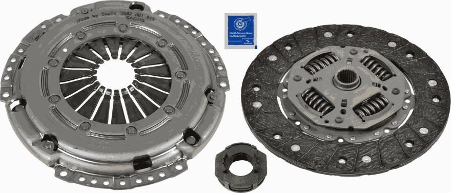 SACHS 3000 950 734 - Kit d'embrayage cwaw.fr