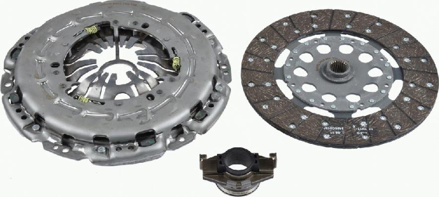 SACHS 3000 950 728 - Kit d'embrayage cwaw.fr