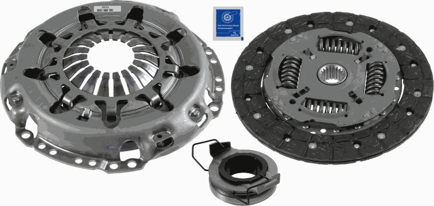 SACHS 3000 951 992 - Kit d'embrayage cwaw.fr