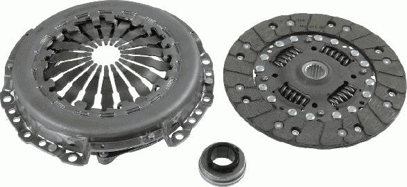 SACHS 3 000 951 972 - Kit d'embrayage cwaw.fr