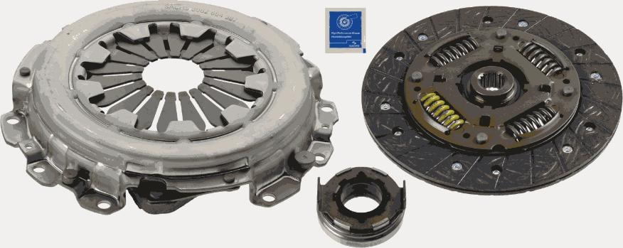 SACHS 3000 951 463 - Kit d'embrayage cwaw.fr