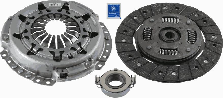 SACHS 3000 951 433 - Kit d'embrayage cwaw.fr