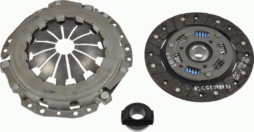 SACHS 3000 951 540 - Kit d'embrayage cwaw.fr