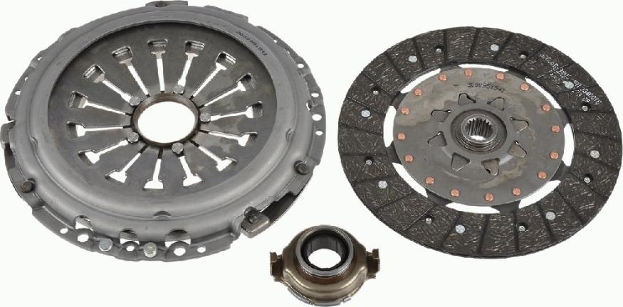 SACHS 3000 951 541 - Kit d'embrayage cwaw.fr