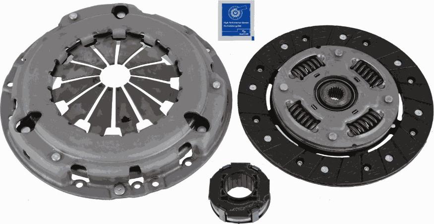 SACHS 3 000 951 509 - Kit d'embrayage cwaw.fr